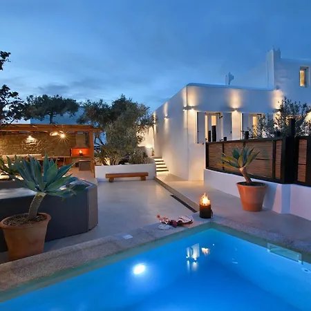 Villa Mykonos Heaven - Sea View & Outdoor Hot Tub Mykonos Town Exterior foto