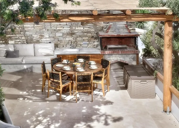 Villa Mykonos Heaven - Sea View & Outdoor Hot Tub
